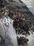 Vasily Surikov March of Suvorov through the Alps Germany oil painting artist